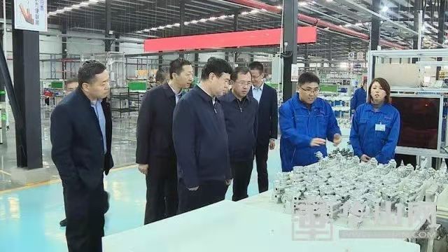 渭南市委书记魏建峰莅临渭南CA88工业园调研并指导事情